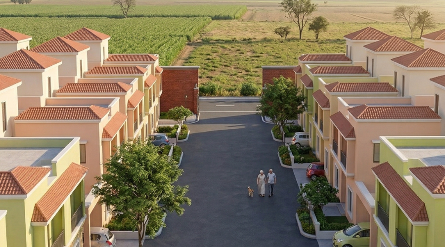 Aero Heights project gallery — residential plots Bilaspur Dankaur UP image 4